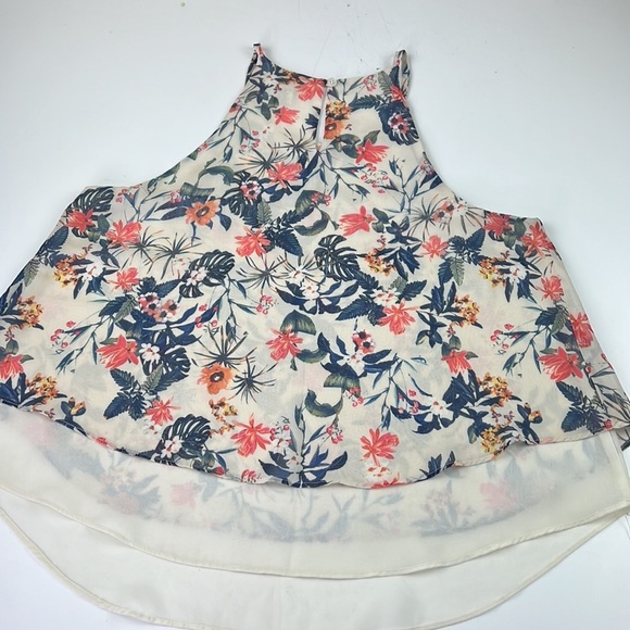 Sans Souci Floral Spaghetti Strap  Tank Top - Picture 5 of 8